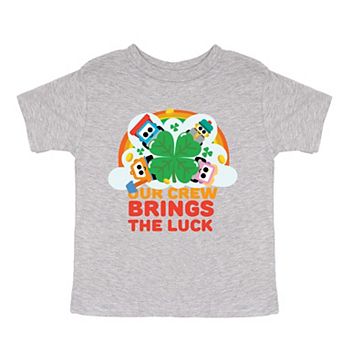 Leo the Truck Our Crew Brings The Luck - Toddler Short Sleeve Graphic T-Shirt