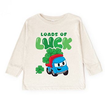 Leo the Truck Loads of Luck - Toddler Long Sleeve Graphic Tee
