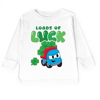 Leo the Truck Loads of Luck - Toddler Long Sleeve Graphic Tee