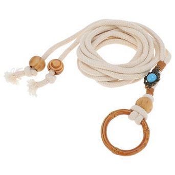 Buckle Bohemian Adjustable Waist Rope Belt for Women 1 pc