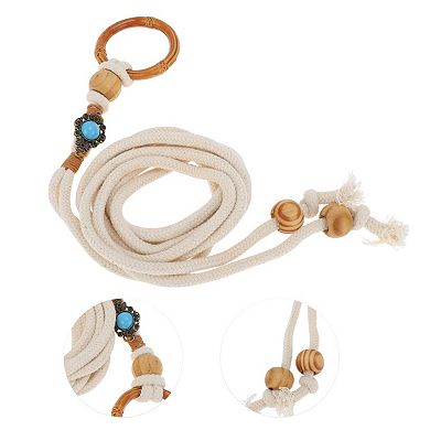 Buckle Bohemian Adjustable Waist Rope Belt for Women 1Pc