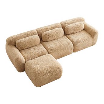 Merax Modular Sectional Sofa Simplified Style Flexible Configurations Premium Plush