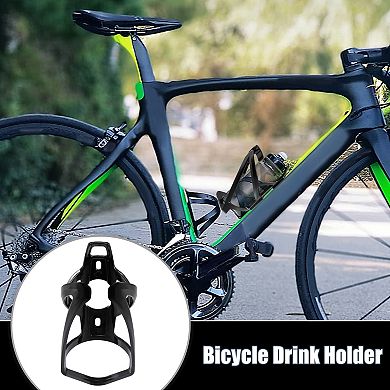 Universal Bike Water Bottle Cage Holder with Screws and Wrench for Bicycle Plastic Black 1Pc