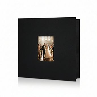 4x6 Photo Album 1000 Pockets Linen Cover Front Window Holds Both Photo Orientations for All Occasion