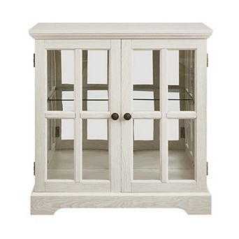 Merax Display Cabinet,Antique Display Cabinet with Adjustable Shelves