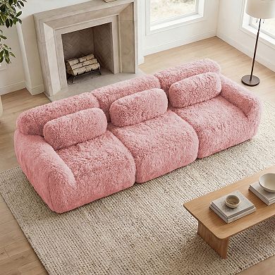 Merax Modular Sectional Sofa Simplified Style Flexible Configurations Premium Plush