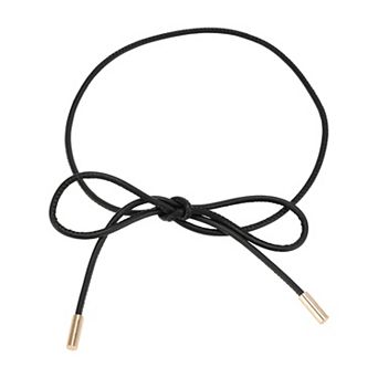 Buckle Leather Cord Adjustable Waist Belt for Dresses and High-Waisted Bottoms 1 pc