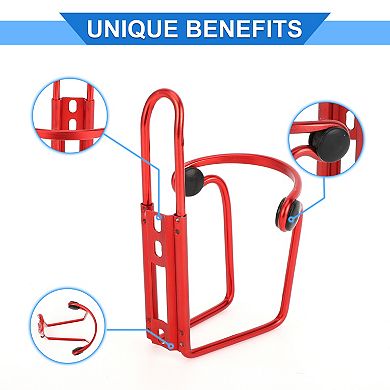 Bike Bottle Holder Cycling Universal Lightweight Aluminum Alloy 1Pc