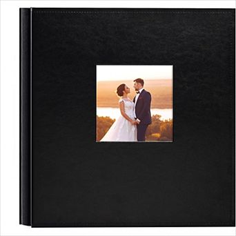 4x6 Leather Photo Album Holds 1000 Horizontal Vertical Photos for All Occasions Black