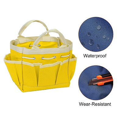 Garden Tool Bag Large Oxford Waterproof with Pockets Garden Tote Bag Gardening Tool Organizer 1pc