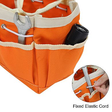 Garden Tool Bag Large Oxford Waterproof with Pockets Garden Tote Bag Gardening Tool Organizer 1pc