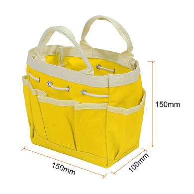 Garden Tool Bag Large Oxford Waterproof with Pockets Garden Tote Bag Gardening Tool Organizer 1pc