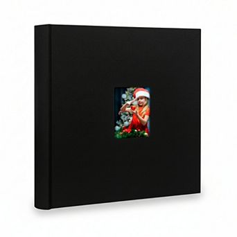 4x6 Photo Album 600 Pockets with Writing Space Acid Free Linen Cover for Family Wedding Black