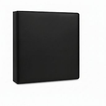 8x10 Leather Photo Album with 168 Pockets & Black Pages for Family and Wedding Memories