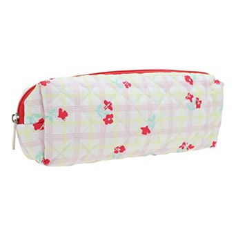 Grid Print Pen Pouch for Office Organizer 1 pc