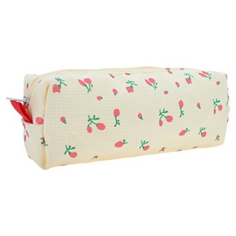 Grid Print Pen Pouch for Office Organizer 1 pc