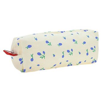 Grid Print Pen Pouch for Office Organizer 1 pc