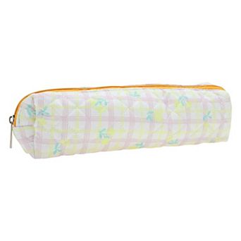 Grid Print Pen Pouch for Office Organizer 1 pc