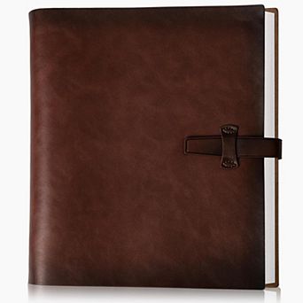 4x6 Genuine Leather Photo Album 200 Photos with 30 Writing Paper for Family Wedding Travel Simple