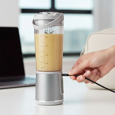 Portable Blender Cordless 18oz USB C Rechargeable for Shakes and Smoothies