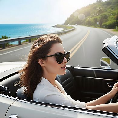 2 Pack Women's Polarized Sunglasses UV400 Protection Big Frame Fashion Shades