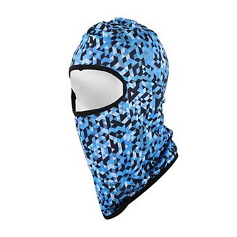 Ice Silk Geometric Balaclava Face Mask for Outdoor Sports 1 pc