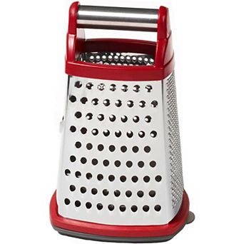4 Sided Stainless Steel Box Grater with Detachable Storage Container