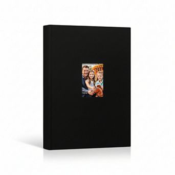4x6 Photo Album 450 Pockets with Writing Space Linen Cover Acid Free Pages for Family Wedding Black