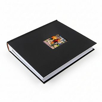 4x6 Linen Photo Album 600 Photos with Front Window for Wedding Family Black