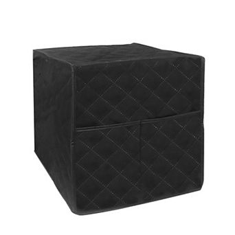 Dustproof Coffee Maker Dust Cover 13.39"x12.99"x14.17" Black 1 pc