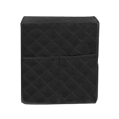 Dustproof Coffee Maker Dust Cover 13.39"x12.99"x14.17" Black 1 Pc
