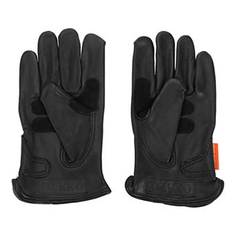 1 Pair Motorcycle Gloves, 9.84"x4.96", Black