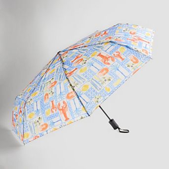 DRIZZLY DAZE Printed Compact Umbrella