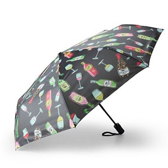 DRIZZLY DAZE Printed Compact Umbrella