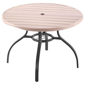 Patio Dining Table for 4, Metal Outdoor Table