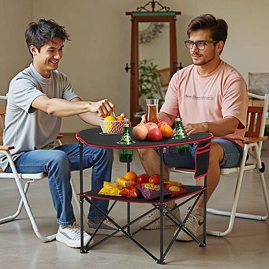 Lightweight Foldable Table for Camping, Fishing, Tailgating, and Outdoor Use