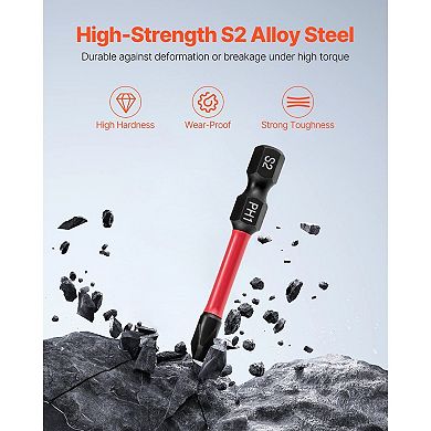 101-Piece Screwdriver Bit Set with Magnetic Holder and Storage Case