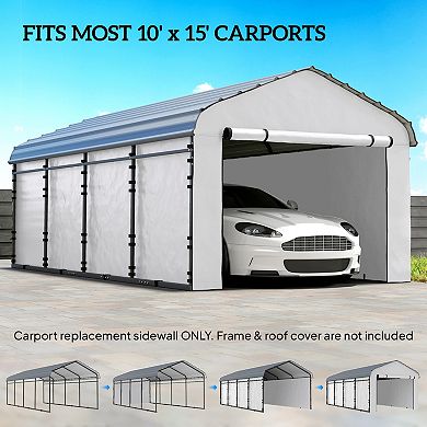 Outsunny Carport Replacement Sidewall Panel Set of 4 for 10ft x 15ft Carports