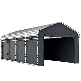 Outsunny Carport Replacement Sidewall Panel Set of 4 for 10ft x 15ft Carports
