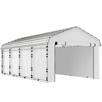 Outsunny Carport Replacement Sidewall Panel Set of 4 for 10' x 15' Carports