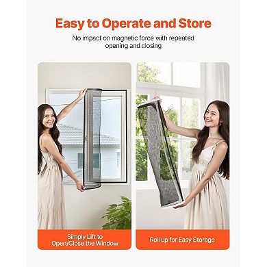 Magnetic Window Screen for Custom or Irregular Windows