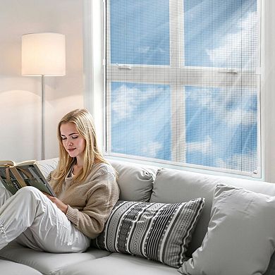 Magnetic Window Screen for Custom or Irregular Windows