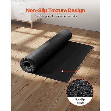 High-Density Workout Mat for Compact Cardio Machines and Home Gym Equipment