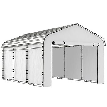 Outsunny Carport Replacement Sidewall Panel Set of 4 for 12ft x 20ft Carports