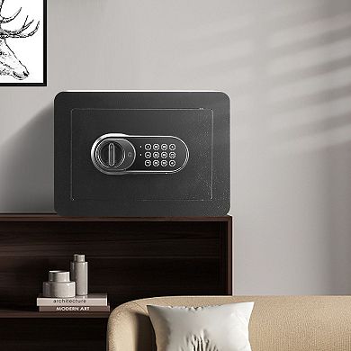 Digital Keypad Safe for Cash, Jewelry, and Documents with Dual Alarm