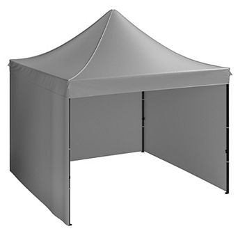 Pop-Up Canopy Tent with Sidewalls, Adjustable Heights