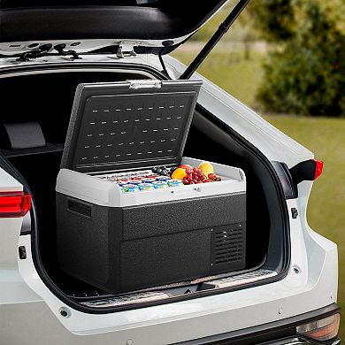 42.3QT Portable Car Refrigerator Freezer Rapid Cooling Dual-Power