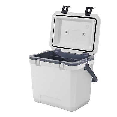 Lightweight 38 Quart Ice Cooler with Top Handle for Travel and Outdoor Use