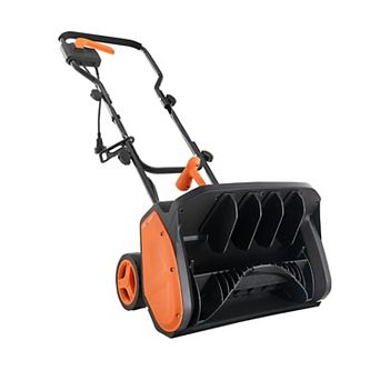 Electric Snow Shovel with Adjustable Chute for Driveways and Sidewalks