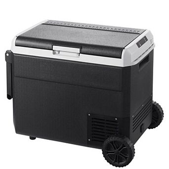 63.4-qt Portable Car Refrigerator Freezer, Rapid Cooling, Dual-Power